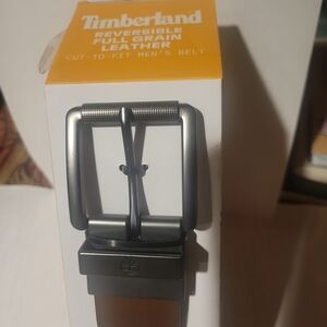 Timberland Reversible Full Grain Leather Belt - Brown/Black Fits 28"-44"
